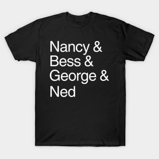 Nancy Drew Name List T-Shirt